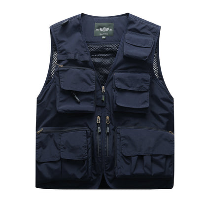 Gilet de pêche multi-poches