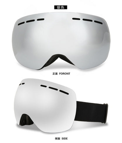 Lunettes de ski, lunettes de snowboard pour sports de neige d'hiver avec protection UV antibuée pour hommes, femmes, jeunes, motoneige, ski, patinage