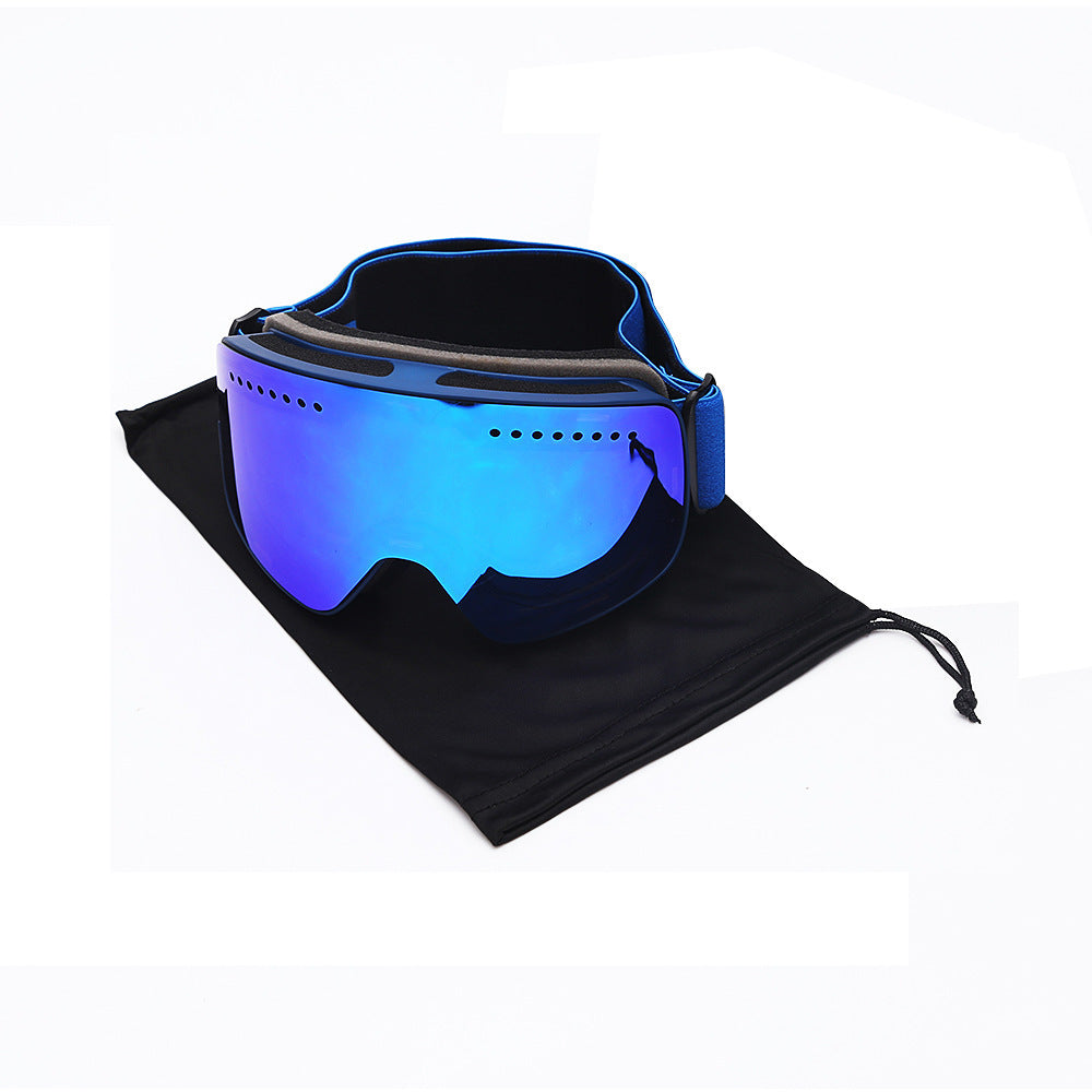 Lunettes de ski de protection des yeux à double tablette antibuée italienne