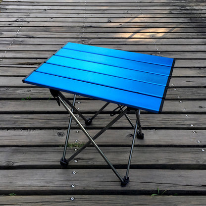 Table pliante en alliage superalliage pour l'alpinisme en plein air, table de pique-nique portable pour camping barbecue, trompette simple, mini table en gros