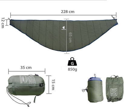 Hamac de camping pratique et pliable, portable et étanche, idéal pour les loisirs en plein air