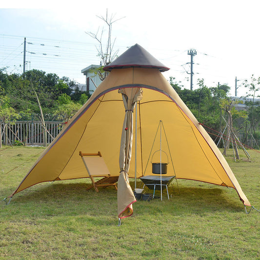 Tente de camping de type vent extérieur de tente indienne directe d'usine auvent tour de camping nouveau compte