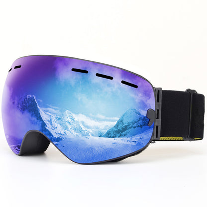 Coated Large Spherical Mirror, Windproof Cocaine Myopia Goggles, Ski Goggles HX18 Edge