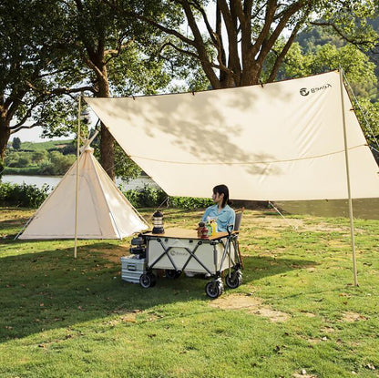 Chariot de camping extérieur pour remorque de pêche