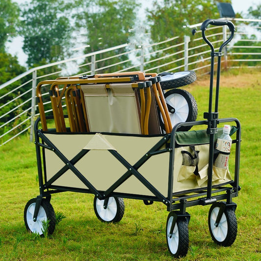 Chariot de pique-nique pliable pour camping en plein air