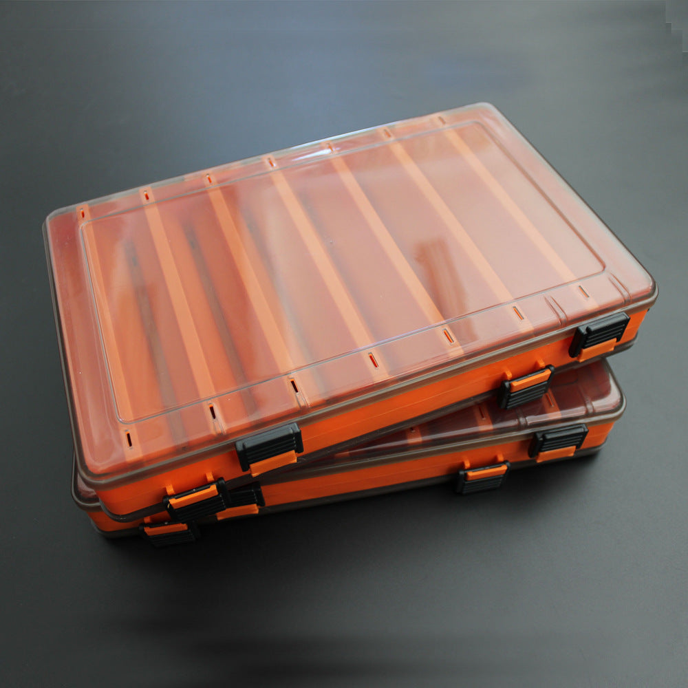 Double-sided double-layer lure box fishing tackle box