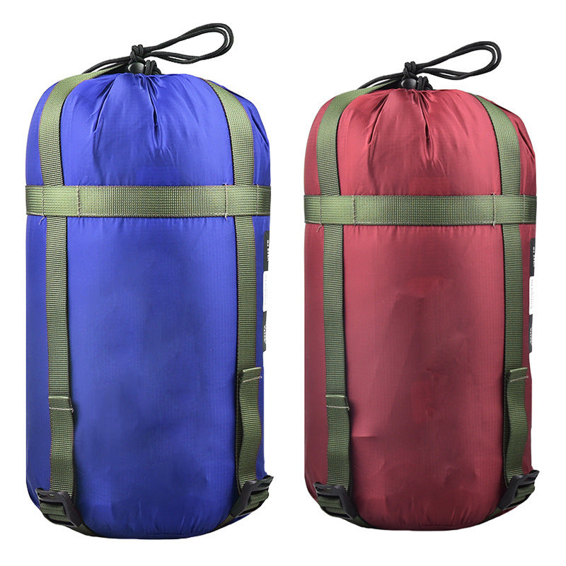 Sac de couchage de camping en plein air, sac de compression