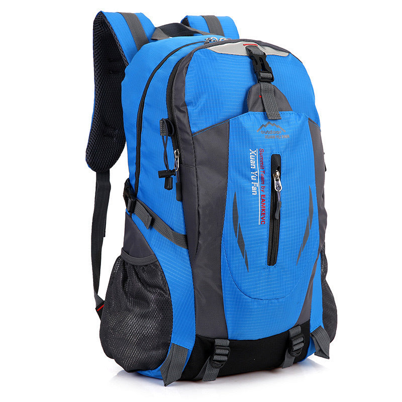 Outdoor mountaineering bag men and women riding backpack Korean sports bag leisure travel backpack