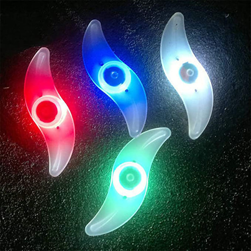 Lampe à rayons de vélo Vélo Vélo Willow LED Fil de roue Lumières Étanche Vélo Vélo Lampe Bouchons de valve de pneu Roue