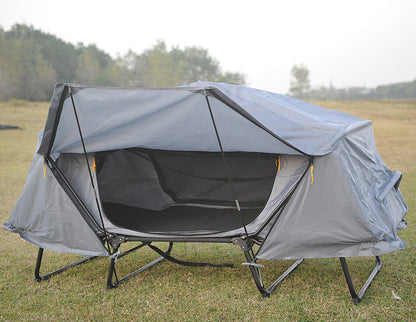 Outdoor Thickened Oxford Cloth Insulated Off Ground Tent For Two Camping And Fishing Tent