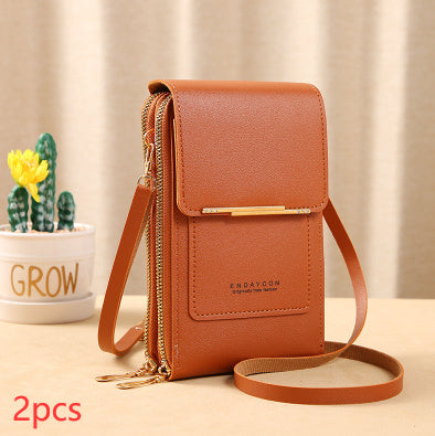 Factory Direct Sales Touch Screen Phone Bag Women's Messenger