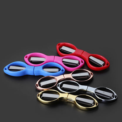 Mini Stainless Steel Folding Scissor Keychain Fishing Scissor Cutter Camping Tool Fishing Pliers Scissors Line Cutter Tool