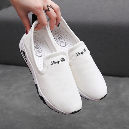 Women Canvas Shoes Youth Casual Shoes Comfortable High Heels канва обувь