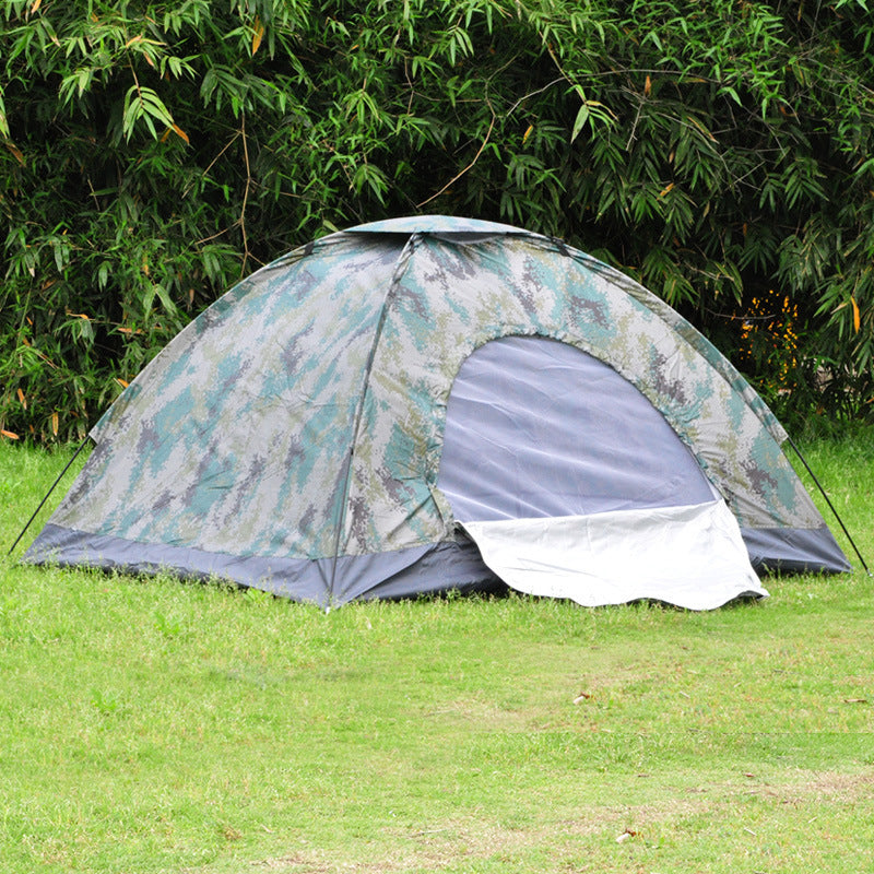 Tente de camping en plein air à double camouflage