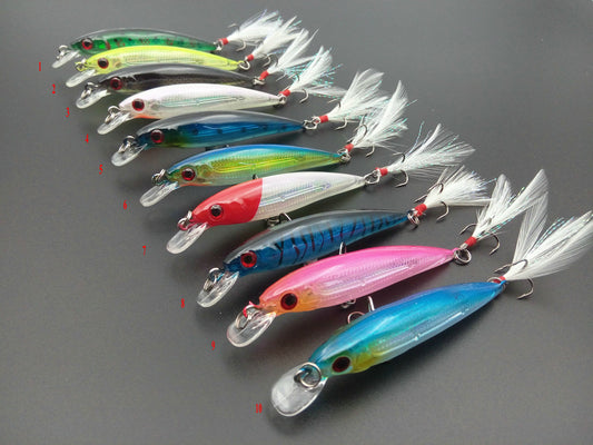 Bionic Feather Bait Color Random