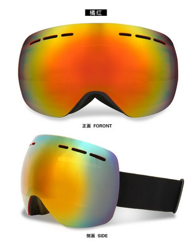 Lunettes de ski, lunettes de snowboard pour sports de neige d'hiver avec protection UV antibuée pour hommes, femmes, jeunes, motoneige, ski, patinage