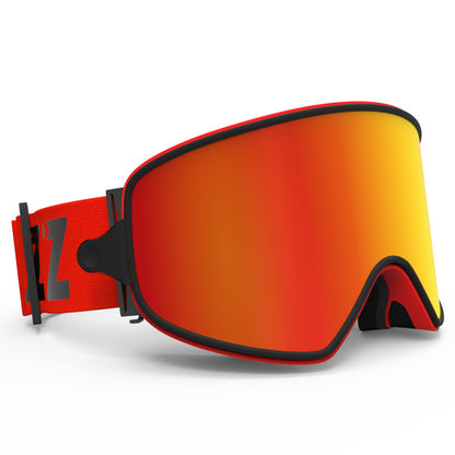 Lunettes de ski à vision nocturne avec aimant pour myopie