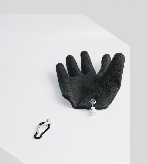 Gants de pêche antidérapants pour protéger les mains des éraflures et des perforations - Gants de chasse en latex pour pêcheur professionnel - Gauche et droite