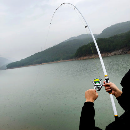 Canne à pêche à la carpe Feeder 2,1 M -3,6 M en fibre de carbone FRP rigide canne à pêche télescopique canne à pêche