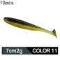 Two-color soft lure lure bionic lure