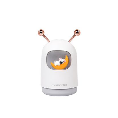 Humidificateur mignon pour animaux de compagnie, brouillard épais, mini purificateur d'air USB pour voiture, petit humidificateur créatif hydratant pour la maison