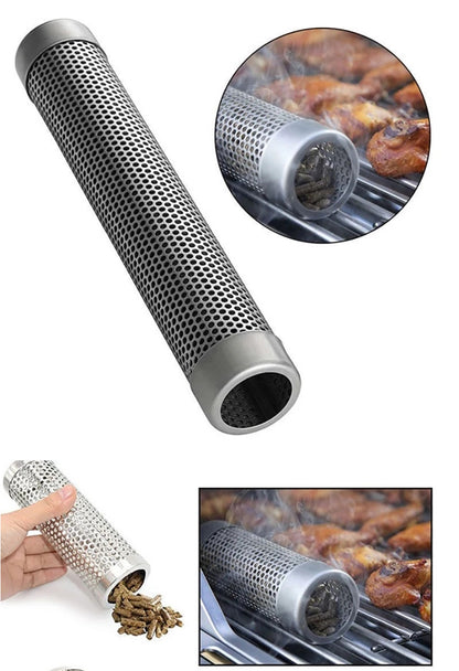 Accessoires pour support de plateau de barbecue en acier inoxydable pour tuyau de fumée