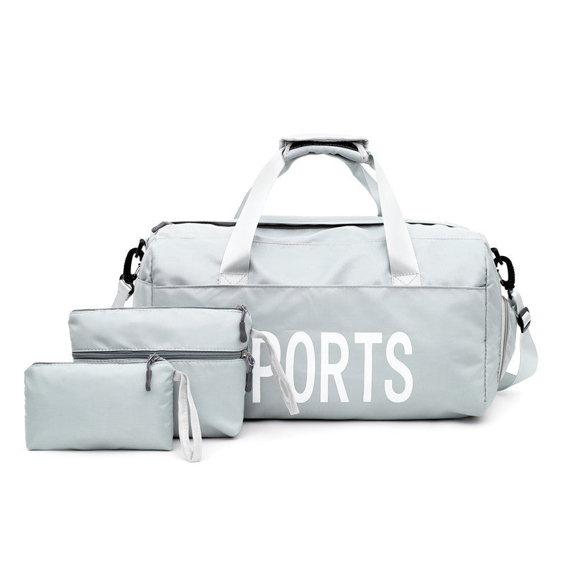 Sac de sport indépendant en nylon en trois parties