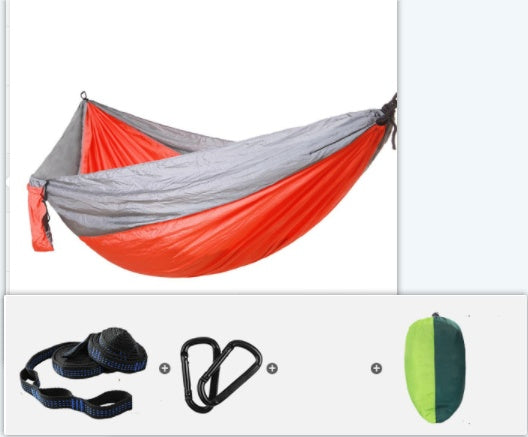 Backpacking Hammock Portable Nylon Parachute Outdoor Double Hammock