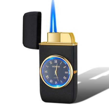 Nouvelle montre avec briquet torche coupe-vent gonflable léger