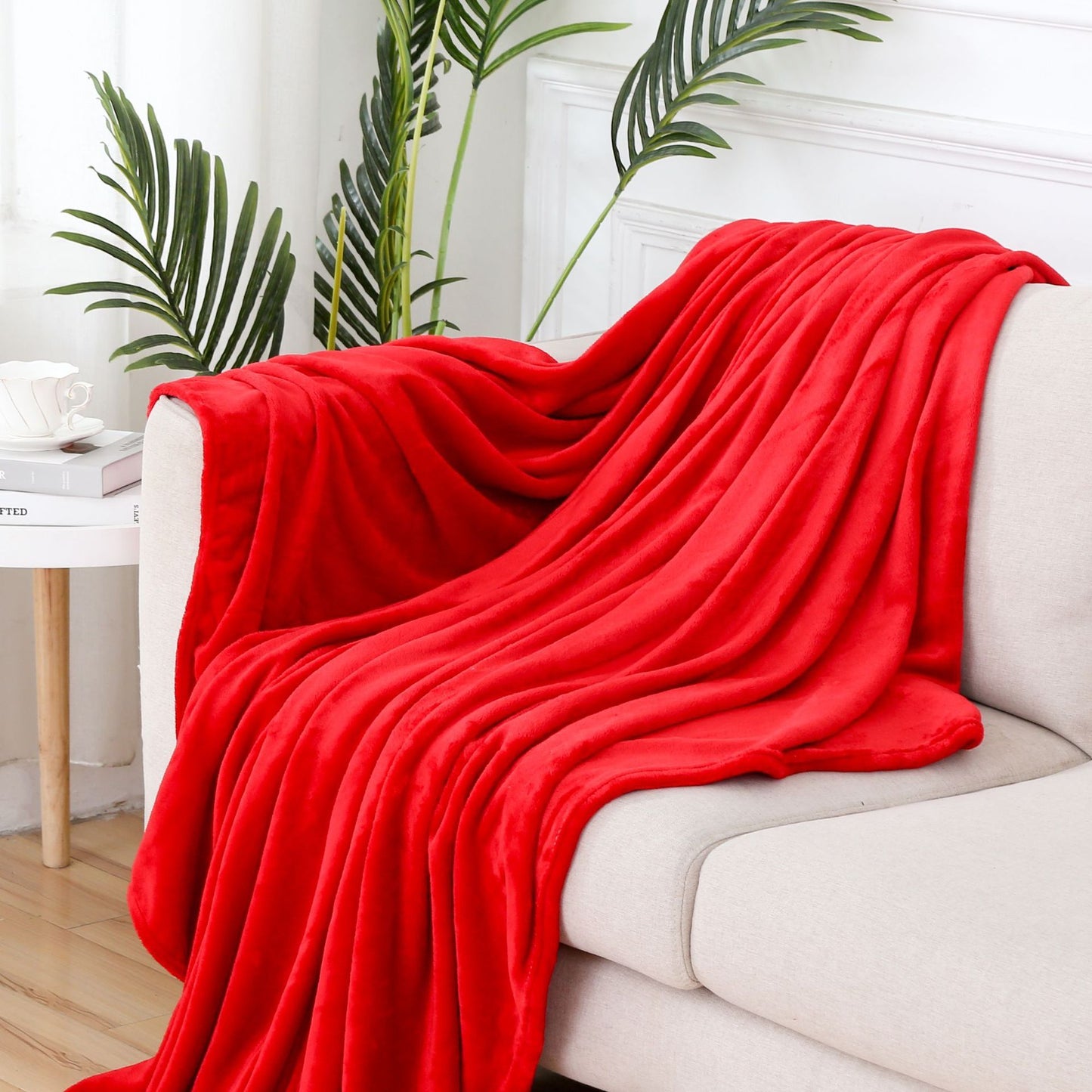 Solid Color Blanket Flannel Blanket