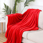 Solid Color Blanket Flannel Blanket