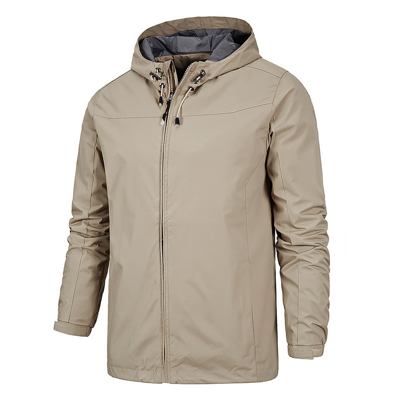 Veste d'alpinisme coupe-vent et imperméable pour homme, toutes saisons