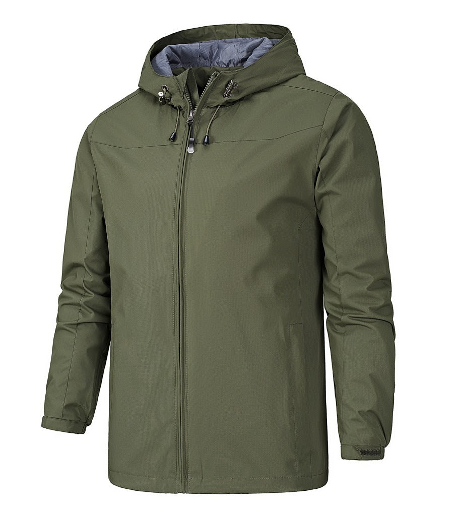 Veste d'alpinisme coupe-vent et imperméable pour homme, toutes saisons