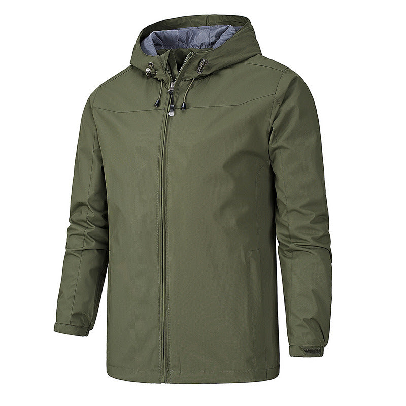 Veste d'alpinisme coupe-vent et imperméable pour homme, toutes saisons