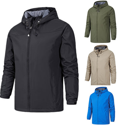 Veste d'alpinisme coupe-vent et imperméable pour homme, toutes saisons