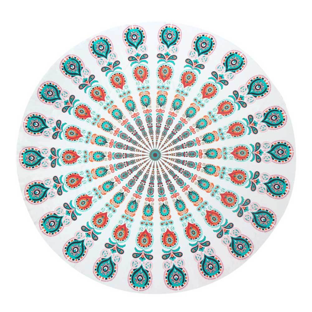 Tapisserie mandala foulard rond