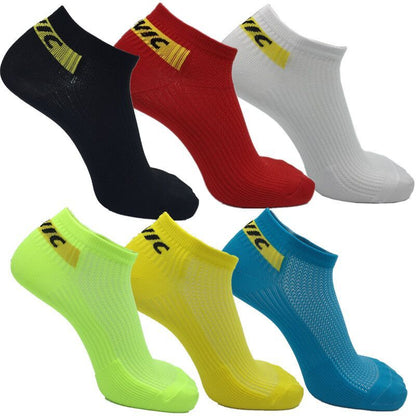 Chaussettes de sport, chaussettes de vélo, chaussettes de course pour hommes et femmes, chaussettes courtes de cyclisme