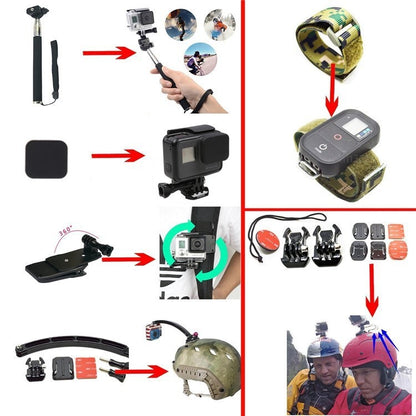 Accessoires pour caméra Gopro 4