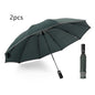 Inverted Umbrella Travel Portable Windproof Folding Umbrella,10Ribs Auto  Close Umbrella,Reflective Stripes For Night Safety