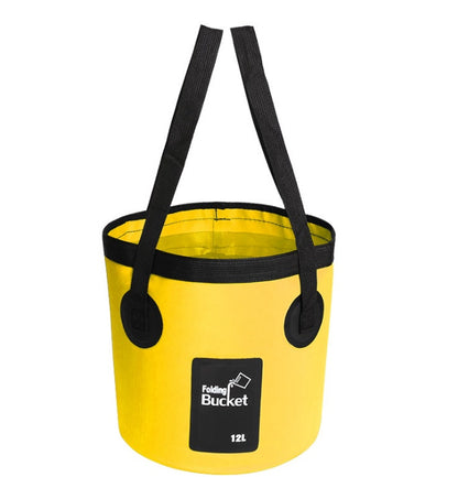 Portable Travel Bag Fishing Bucket Folding Bucket Bag Outdoor Convenient Travel Car Wash Bucket Outdoor Waterproof Bag