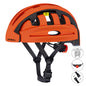 Folding cycling helmet