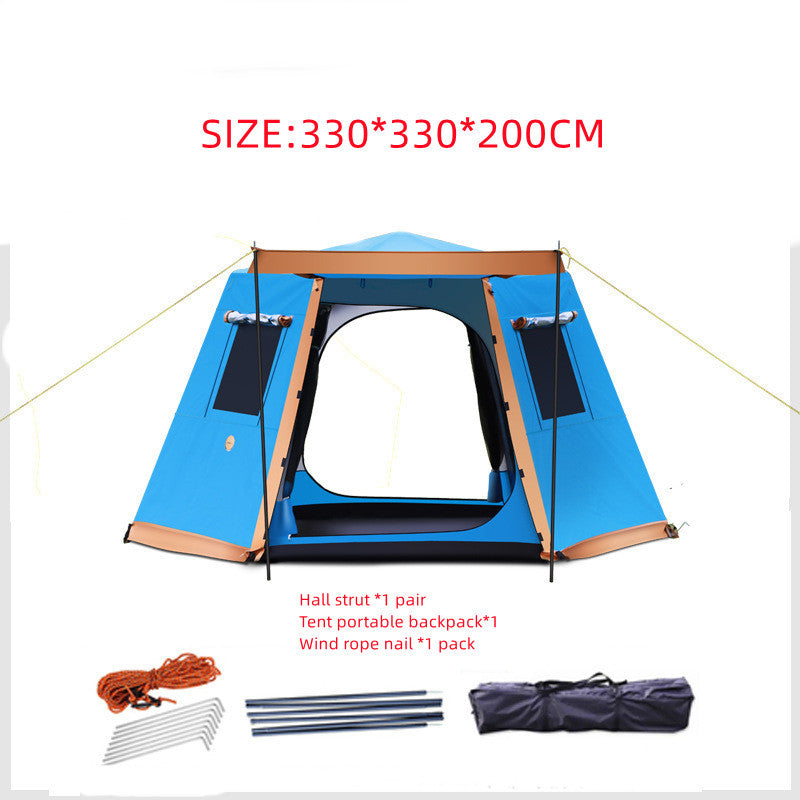 Outdoor 3-4-5-6 People Fully Automatic Camping Tent