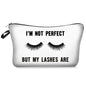 Digital Printing Mascara Brush Eyelash Lettered Make-up Bag Storage Bag