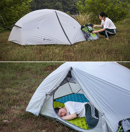 Tente de camping double anti-orage pour l'extérieur