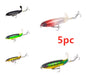 Road Sub-bait Propeller Tractor Hard Bait Floating Water Pencil Lure Bait