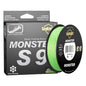 Wear resistant lua braided fishing line