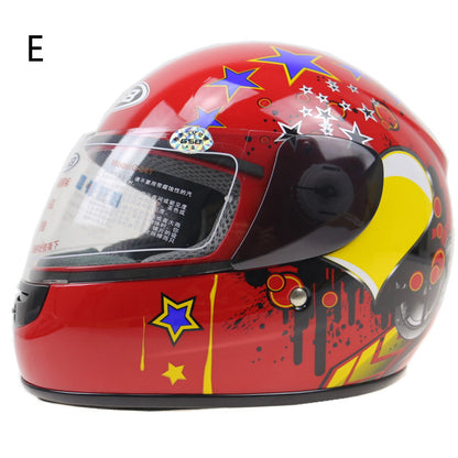 Casque de kart pour enfants Tête de moto pour enfants