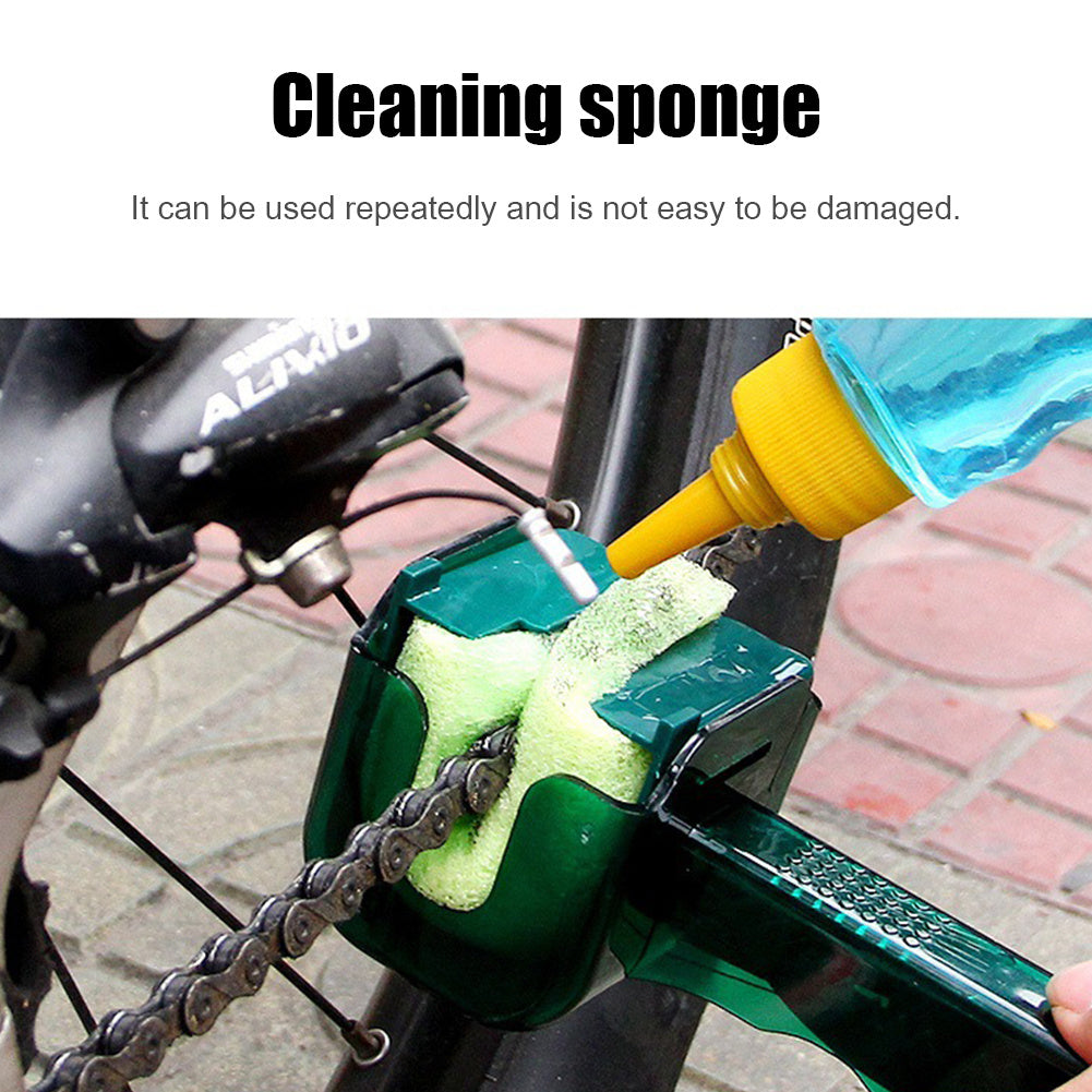 Bicycle Chain Cleaner Scrubber Brush Set Cycling Cleaning Kit Mountain Bike Wash Cleaning Tool