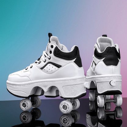 Patins à roulettes rétractables minimalistes à la mode pour femmes