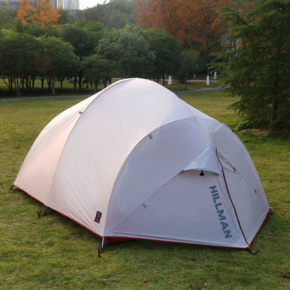 Outdoor multi-person aluminum pole tent